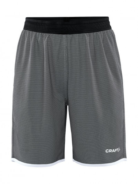 CRAFT Progress Reversible Basket Shorts W Black/White