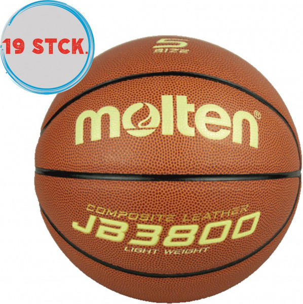 Molten Basketball B5C3800-L, 19er-Set